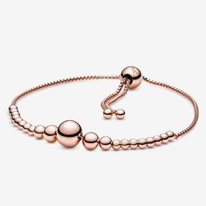 String of Beads Slider Bracelet